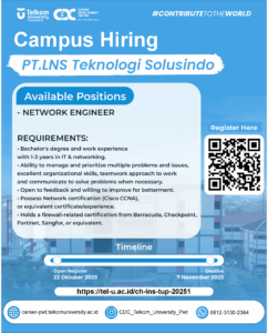 🎓 CAMPUS HIRING – PT.LNS Teknologi Solusindo